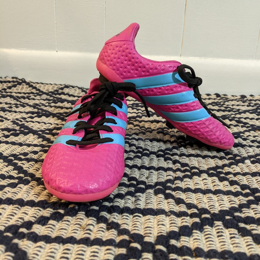 Like New⭐Pink/Blue Adidas Ace Cleats 11.5K